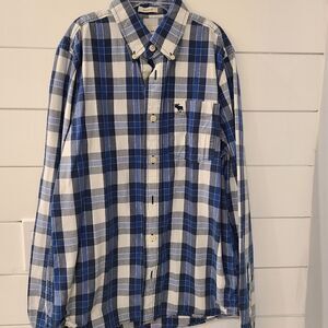 Abercrombie and Fitch long sleeve button down shirt